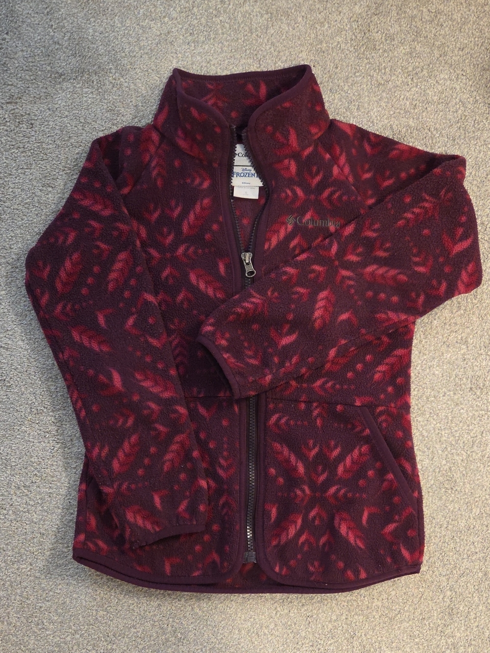 Columbia |  Girls' Frozen II Fleece Jacket S(7/8)